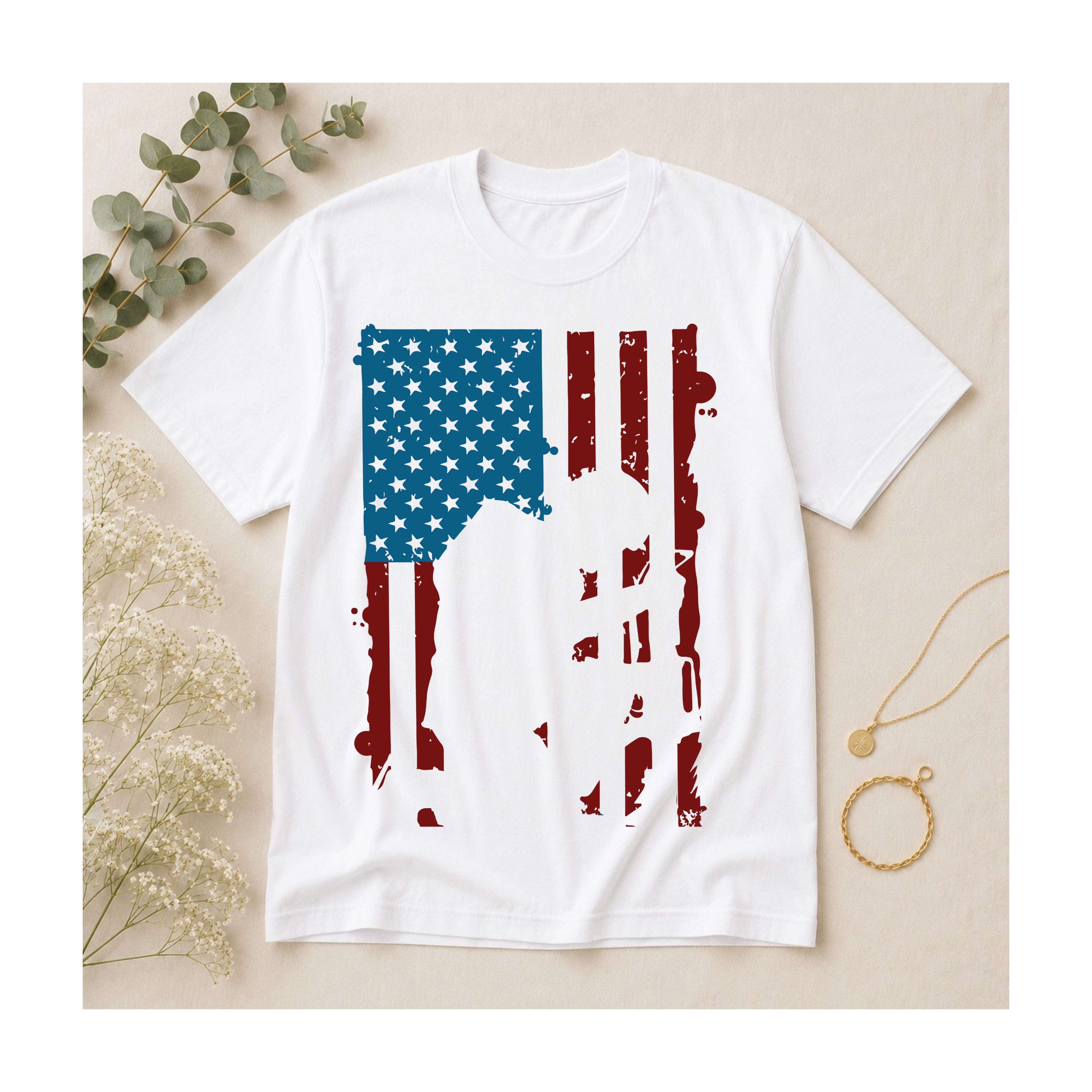 Soldier Flag Cutout