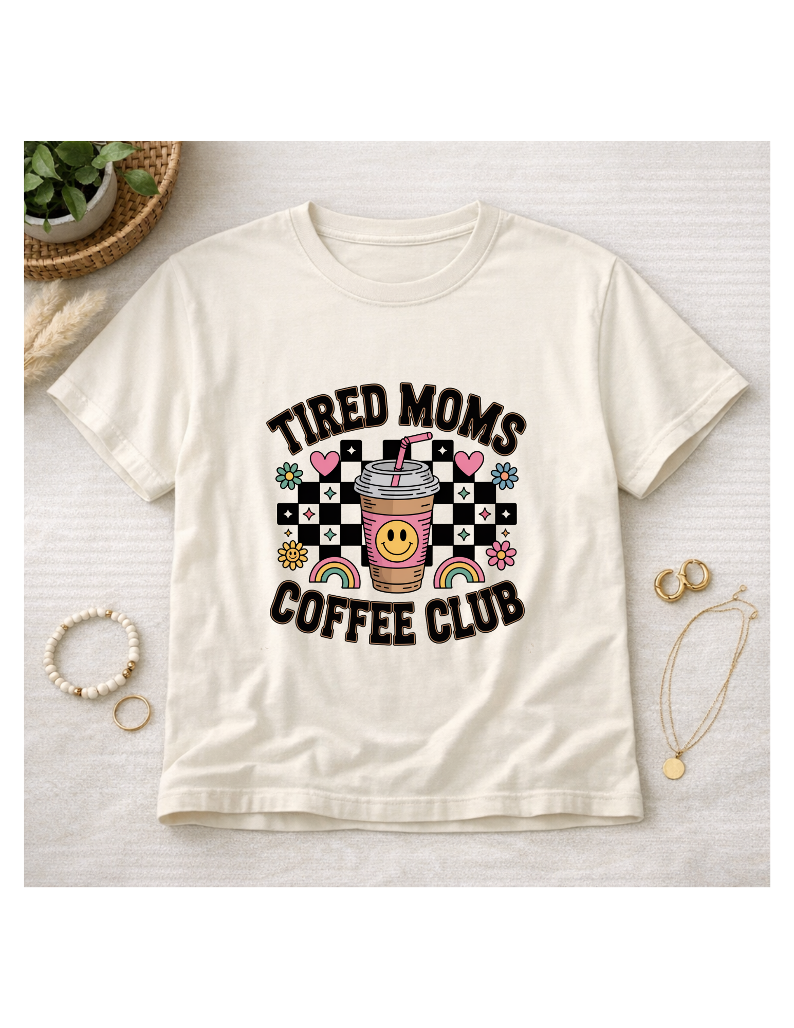 Tired Moms Coffee Club Graphic
