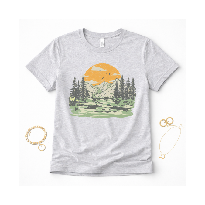 Wilderness Landscape Graphic