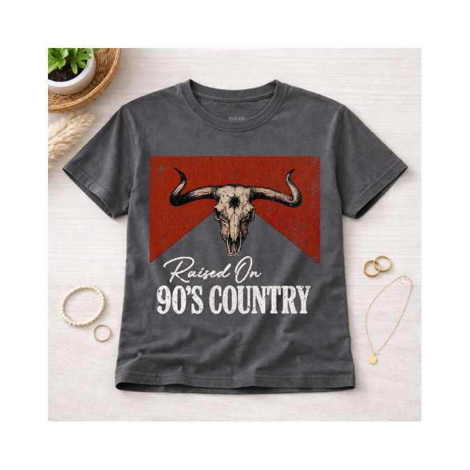 Raised On 90s Country Graphic