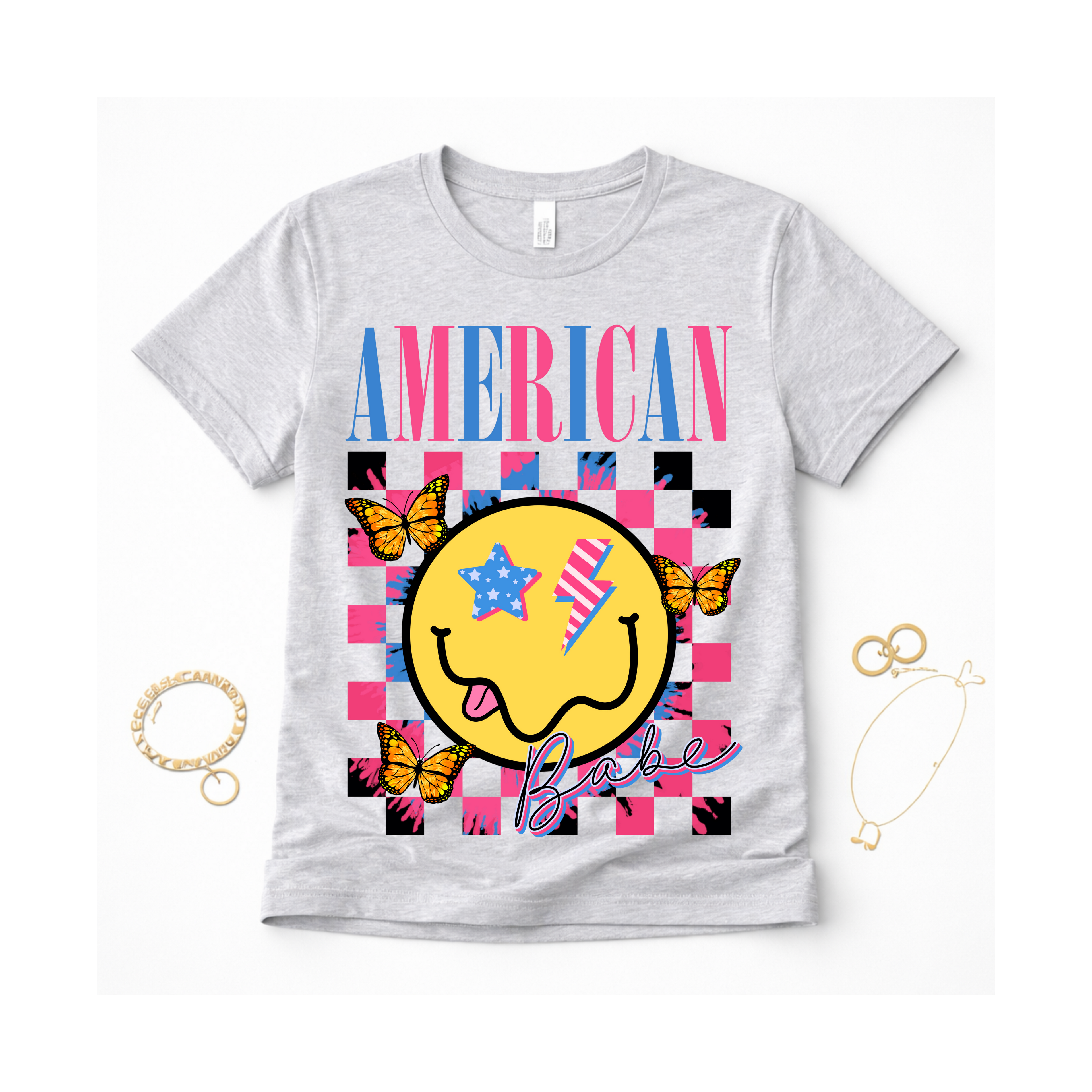 American Smiley Graphic