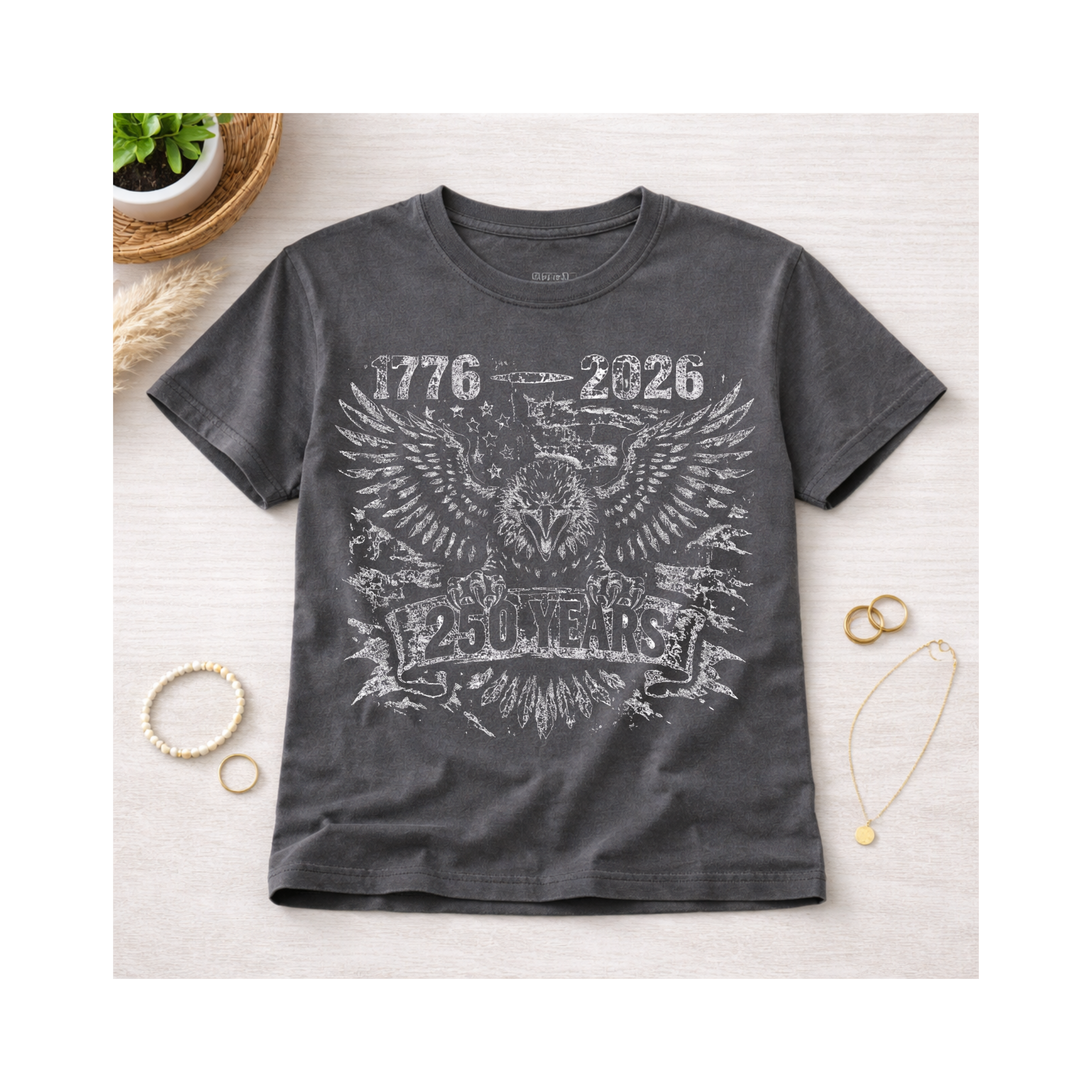 1776-2026 Eagle Halftone