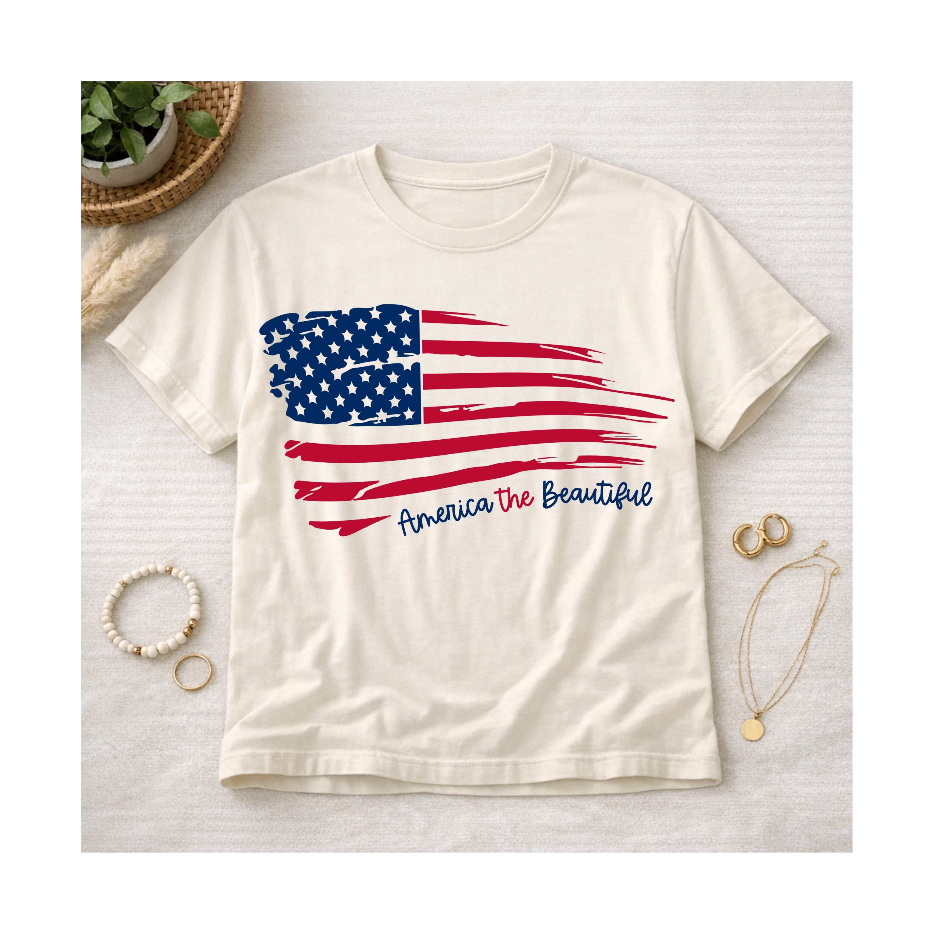 America The Beautiful Flag