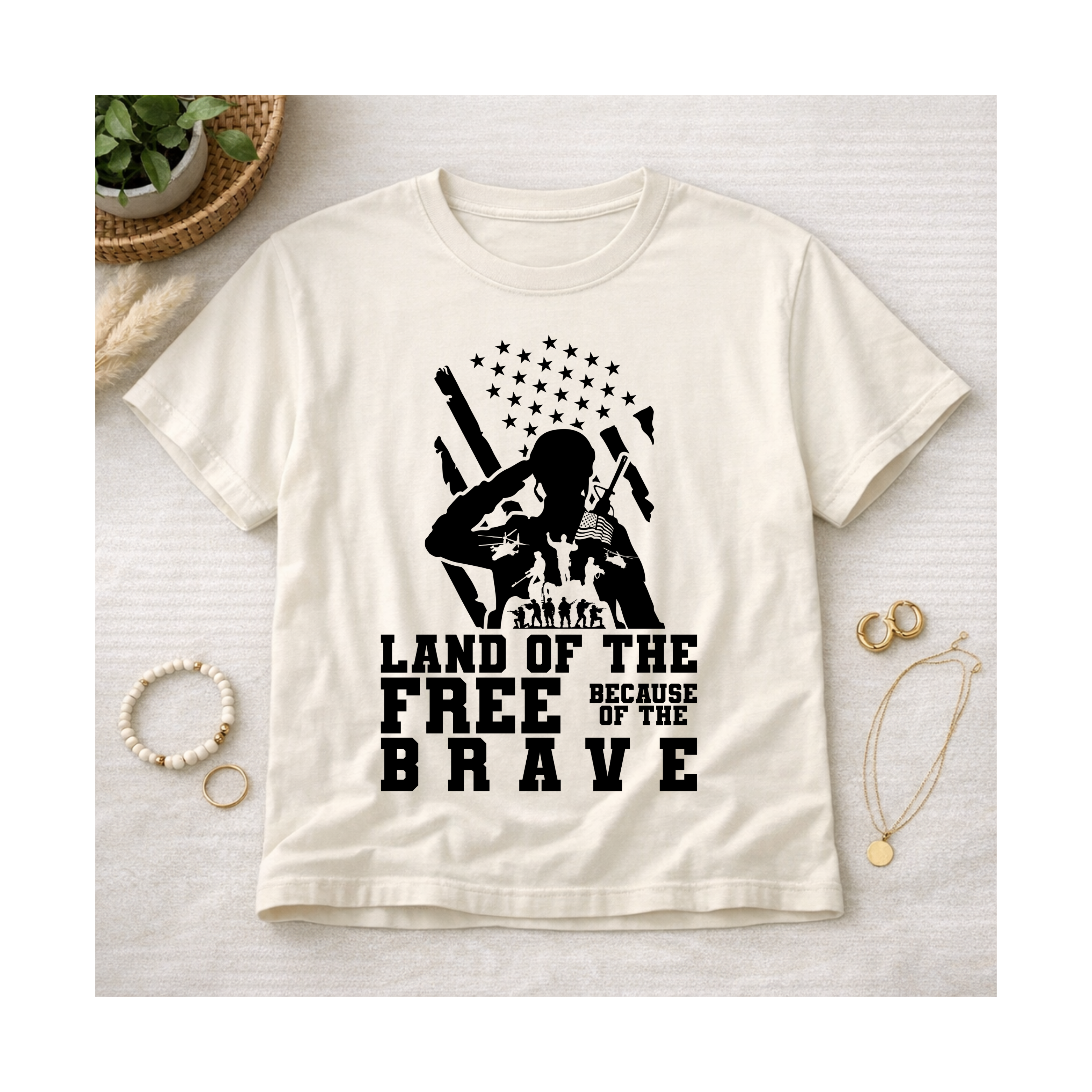 Land of the Free Because of The Brave Graphic