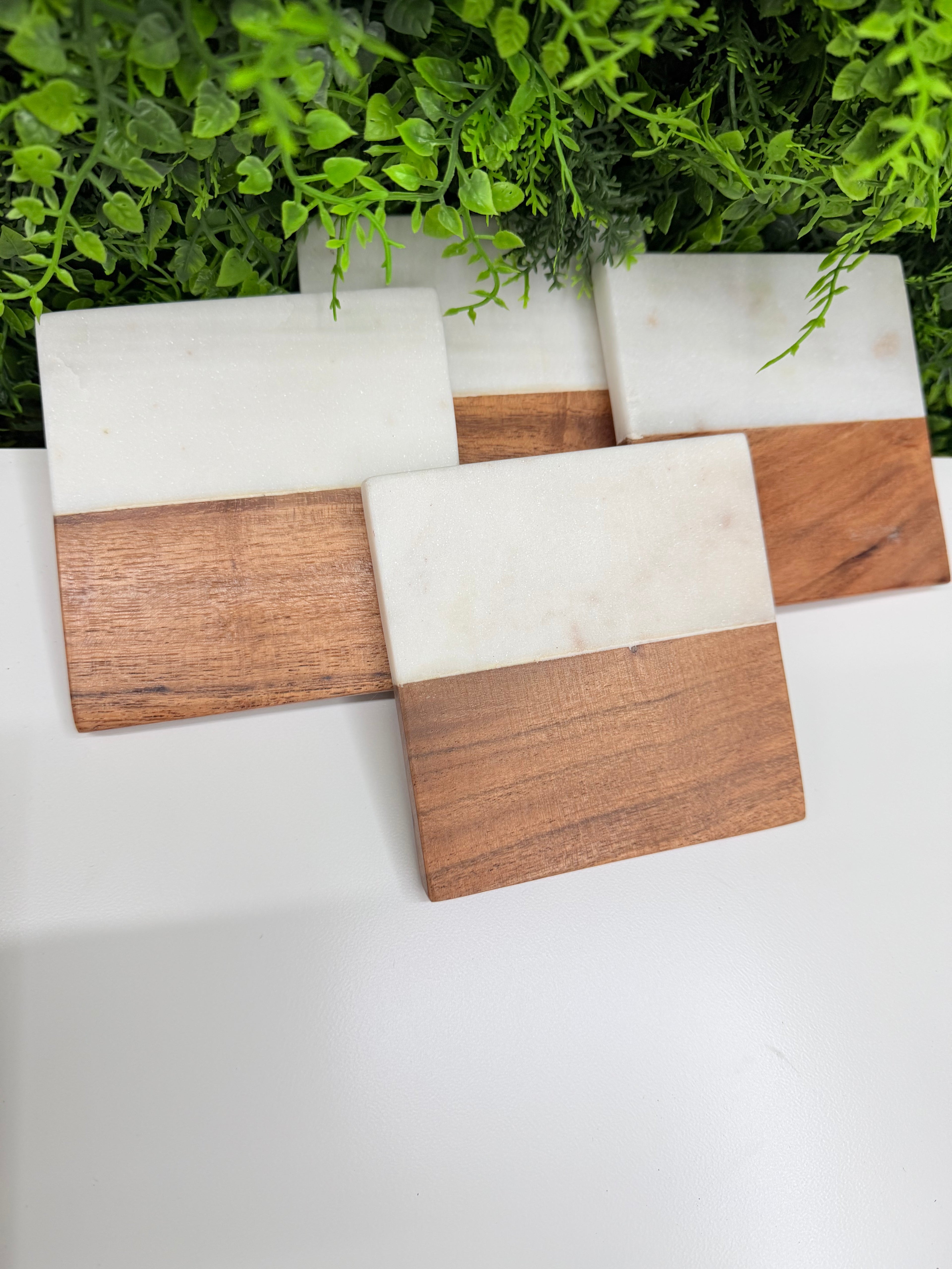 Marble&Wood Coasters
