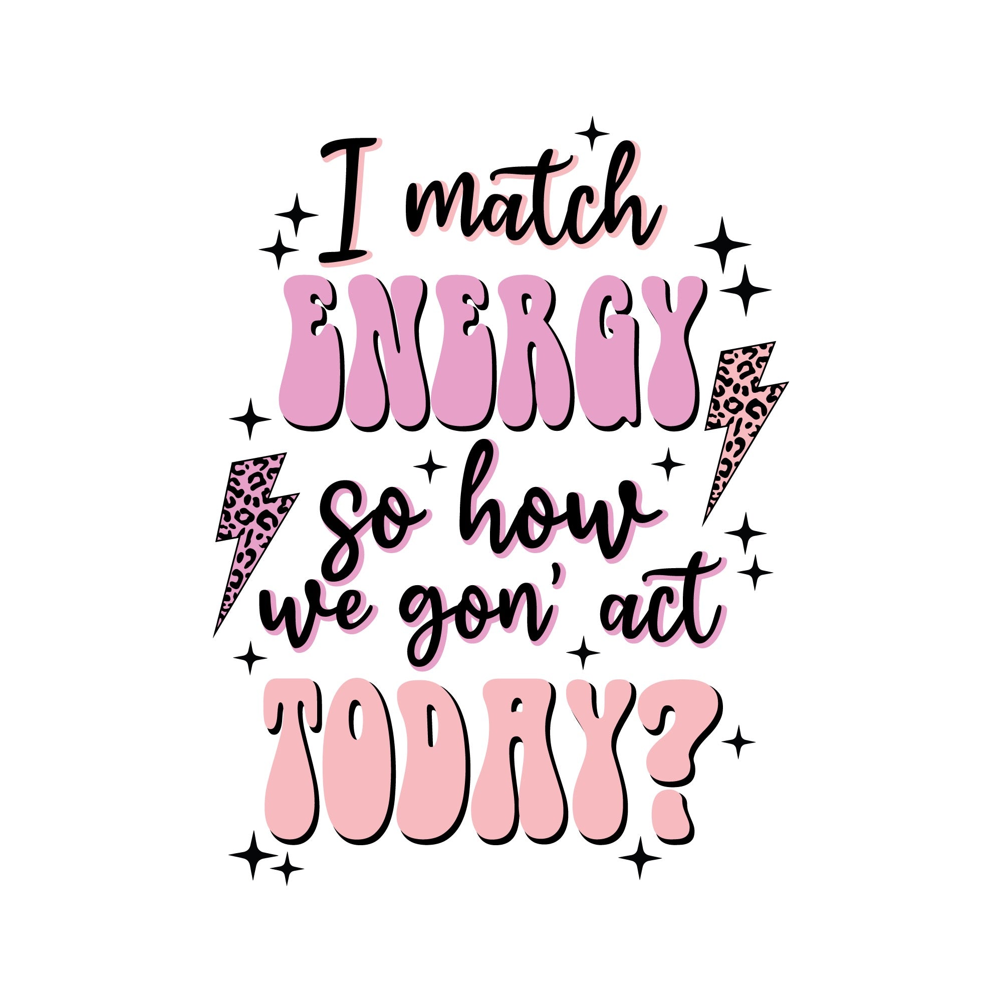 I Match Energy Graphic